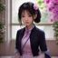 用户刘桂芳头像，55岁中老年女性，慈祥笑容，居家服装